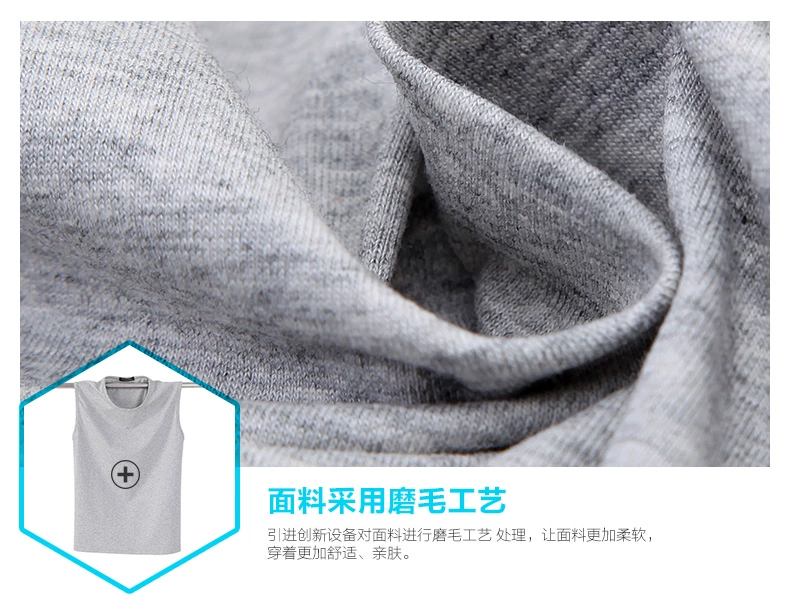 Mùa hè áo vest nam cotton rộng kích thước không tay áo thun thể thao xu hướng tập thể dục vest béo bên ngoài mặc vest - Áo vest cotton