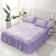 phim hoạt hình bông bedspread giường váy một mảnh giường bụi trải giường trượt bông ruffle tay 1.5m1.8m trẻ em - Váy Petti