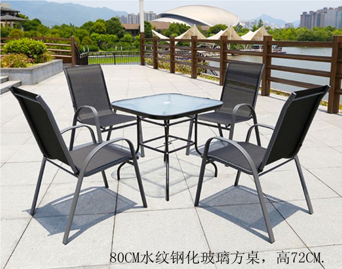 Wrought sắt Starbucks giải trí ngoài trời bàn ghế ban công sân vườn kết hợp năm hoặc bảy bộ của Giang Tô, Chiết Giang và An Huy bàn ghế ăn ngoài trời