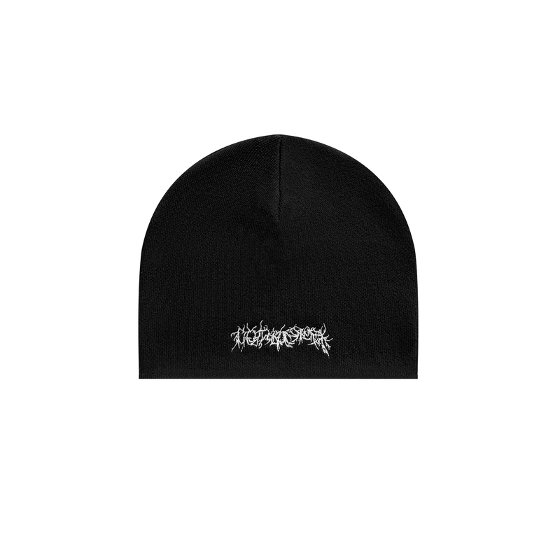 Gojoyjinni Gothic Sanskrit Embroidered Knitted Elastic Pullover Cold Hat Mask Gojoyjinni Gothic Sanskrit Embroidered Knitted Elastic Pullover Cold Hat Mask