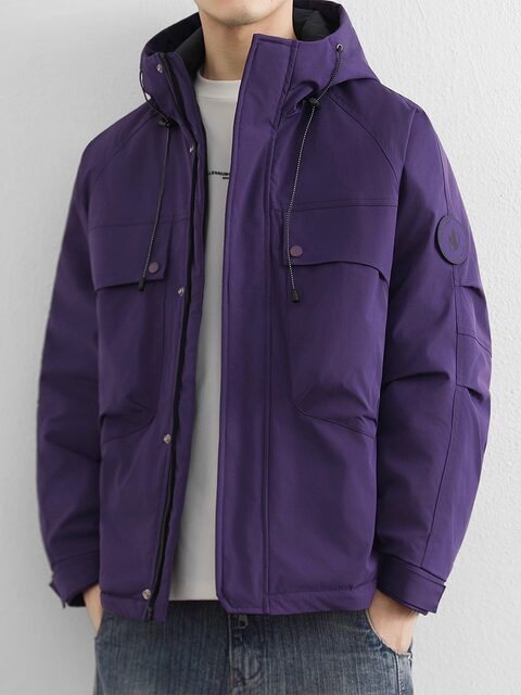 High-end American workwear jacket for men in winter, cotton and thickened outdoor assault jacket, casual cotton jacket for men