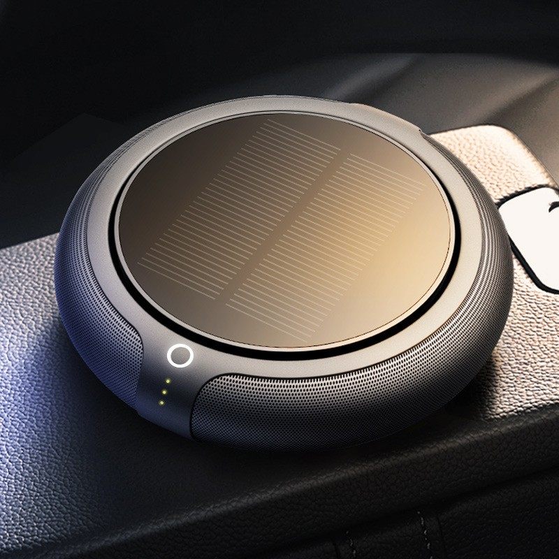 Solar Car Air Purifier Small Smart Purifier Wireless Negative Ion Car Air Purifier
