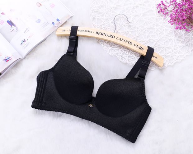 Không có dấu vết không có vòng thép áo ngực nhỏ dày tập hợp kích thước lớn mỏng điều chỉnh áo ngực phụ nữ gợi cảm đồ lót quần lót nữ thun lạnh
