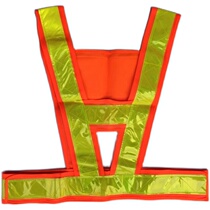  Reflective vest vest safety clothing Riding transportation facilities construction workers fluorescent clothing sanitation jacket customization