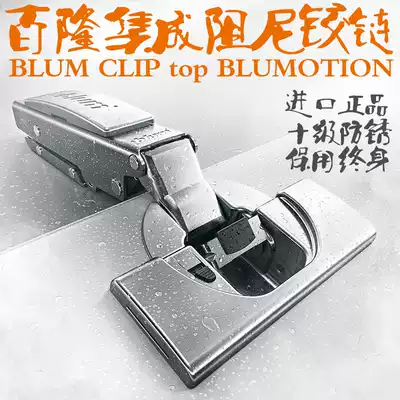 Imported blum integrated hinge 107 degrees 110 degrees 95 degrees thick door hinge hydraulic buffer damping hinge Spring