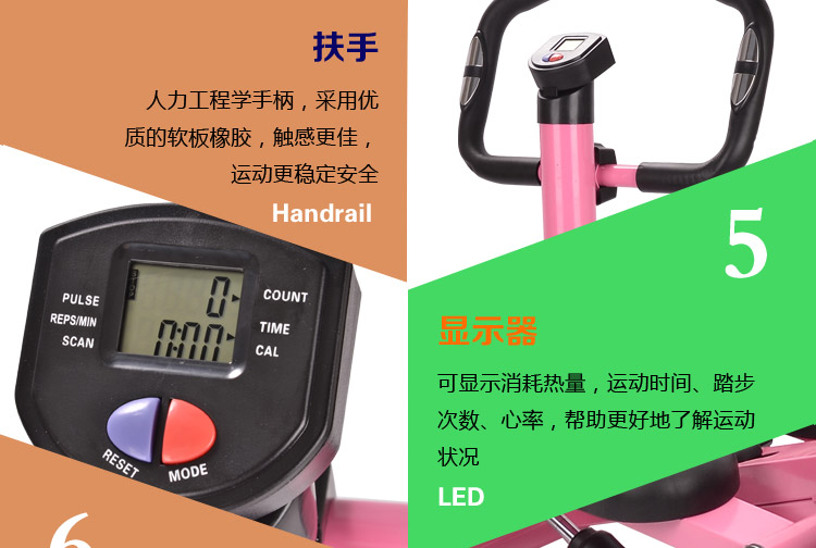 Thiết bị tập thể dục đa năng bước chân thiết bị tập thể dục tại nhà câm phụ nữ đích thực sau khi đi bộ máy chân - Stepper / thiết bị tập thể dục vừa và nhỏ tạ dumbbell