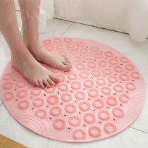 Round bathroom non-slip mat environmentally friendly shower room bath mat bathroom floor mat bathroom waterproof floor mat with suction cup