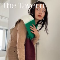 TheTavern ShortSentence autumn and winter New color striped tassel hair warm long scarf 3 colors
