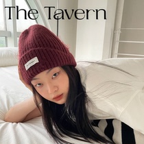 TheTavern ShortSentence autumn and winter flanging design hole solid color knitted cold hat wool cap 3 colors