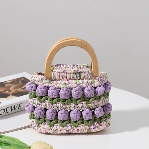 Портативная ручка, ароматизированная вязаная сумка ручной работы, крючок для вязания, набор материалов, «сделай сам»