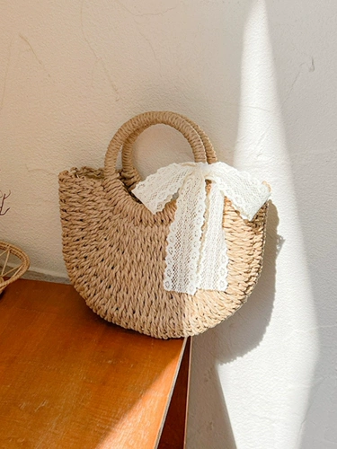 Соломенная сумка на одно плечо, портативная сумка через плечо, корзина, популярно в интернете