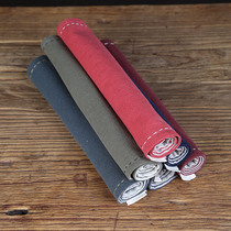 Handmade cotton linen tea mat Japanese tea ceremony Zen tea cloth table flag cotton linen tea table cloth kung fu tea accessories