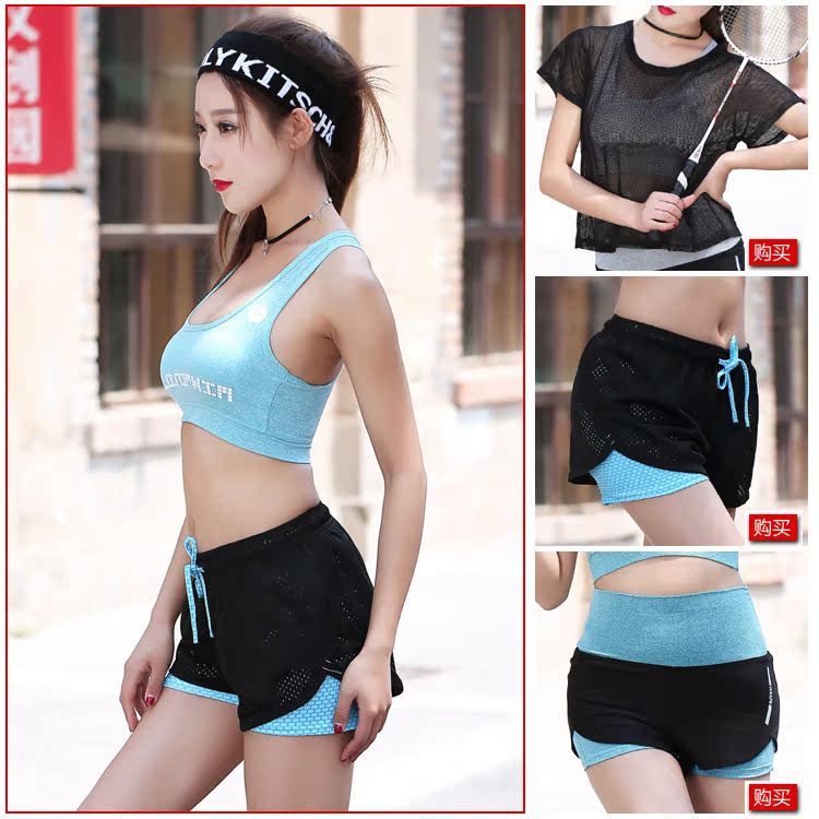 Thể thao Hàn Quốc đồ lót nữ sốc-thu chạy nhanh khô vest áo ngực yoga tập thể dục áo ngực thư không có vòng thép ao tap yoga