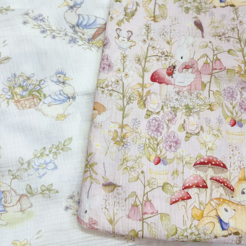 Class a Pure Cotton Crinkle Yarn Handmade Fabric 1.6 Width 2m Price