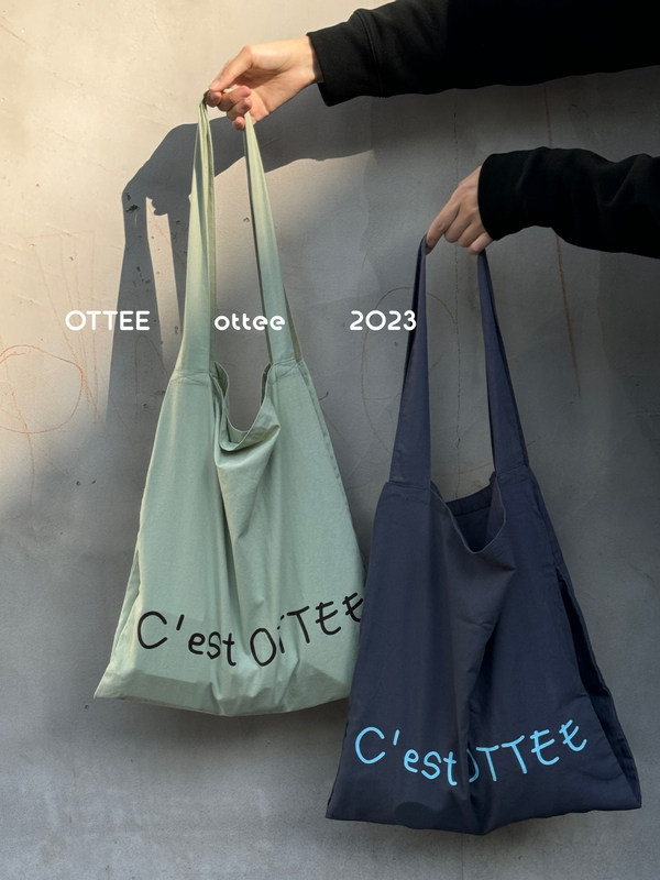 Hiottee·Twinbag Double Capacity Shopping Bag Eco-Friendly Bag Ottee Girls Canvas Bag