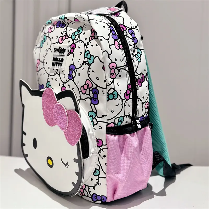 澳洲Smiggle书包,Hello Kitty控必入!幼儿园到小学都适用的萌宠双肩包测评来啦~-学生书包-淘宝好物网