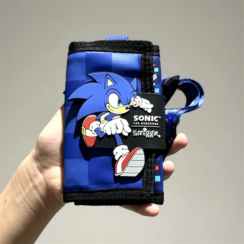 Australian Smiggle Wallet Children's Student Card Holder Lanyard Minecraft Sonic Storage Bag Creative Gift Australian Smiggle Wallet Children's Student Card Holder Lanyard Minecraft Sonic Storage Bag Creative Gift