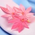 Gói vật liệu DIY gói bằng tay Phong cách Trung Quốc retro cổ điển Hanfu bọc hoa trâm cài cổ áo khóa phong liền mạch - Trâm cài