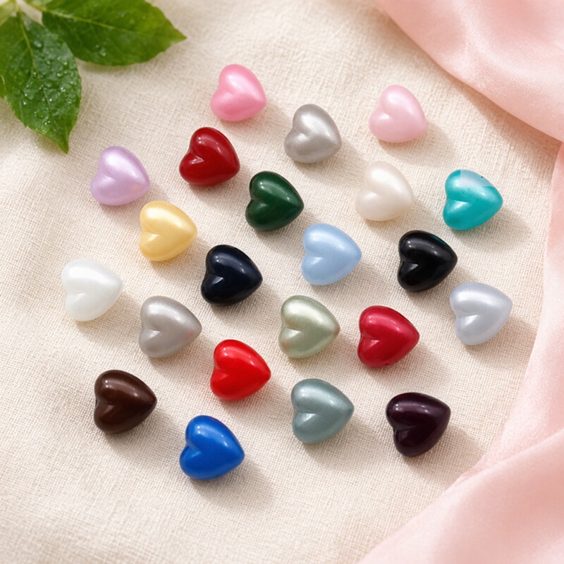Cute and Sweet Heart-Shaped Buttons for Children's Shirts, Dress Buttons, Cardigan Sweater Decorative Buttons
