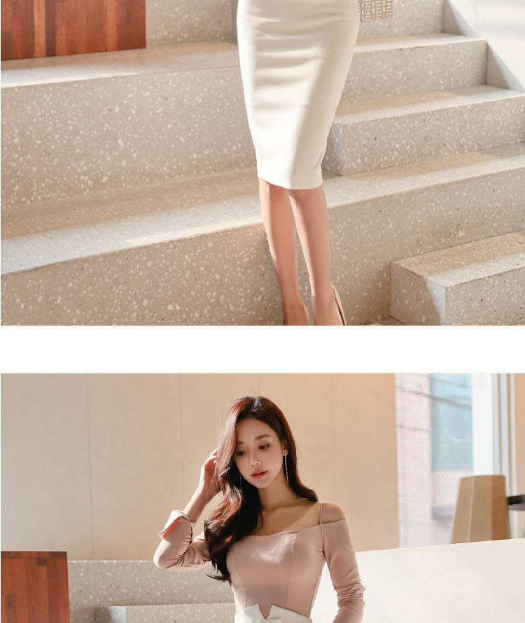 Mùa xuân hè 2019 mới của phụ nữ mới eo cao túi đeo hông trong phần dài là bộ đồ mỏng bước chân váy OL chuyên nghiệp mặc phụ nữ - Váy chân váy chữ a công sở đẹp