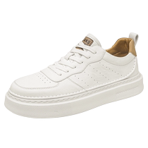 Mid-top shoes for men 2024 new summer mens simple and versatile white shoes casual sneakers with inner height increasing mens shoes 10cm