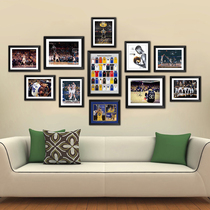 Warriors Collegiate Kurie Thompson Photo Wall Posters Solid Wood Pendulum Table Decorative Hanging Frames picture frame fans Gift photo frames