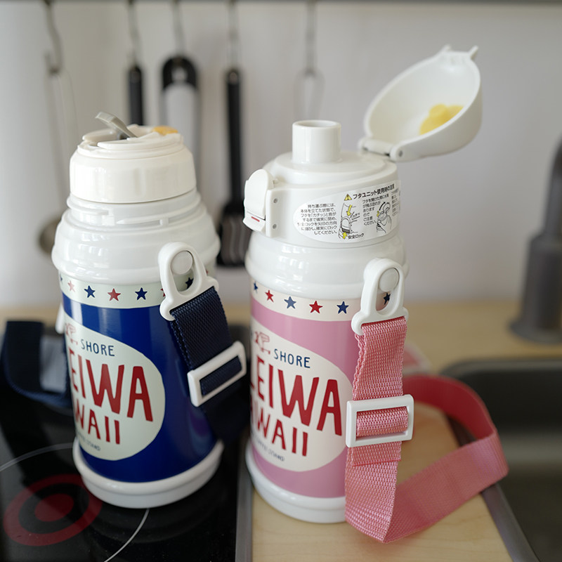 Japan haleiwa Children's thermos kindergarten primary school students insulation and cold dual-use portable water cup kettle
