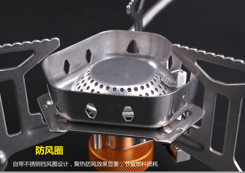 Bếp ngoài trời cầm tay bếp gió thiết bị cắm trại bếp dã ngoại bếp hoang dã - Bếp lò / bộ đồ ăn / đồ nướng dã ngoại bếp than nướng ngoài trời