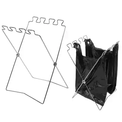 Outdoor folding garbage rack garbage bag special garbage rack plastic bag bracket foldable garbage rack storage rack