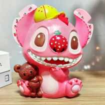 Douyin with dark Stacy plaster doll coloring piggy bank ornaments childrens diy handmade graffiti painting