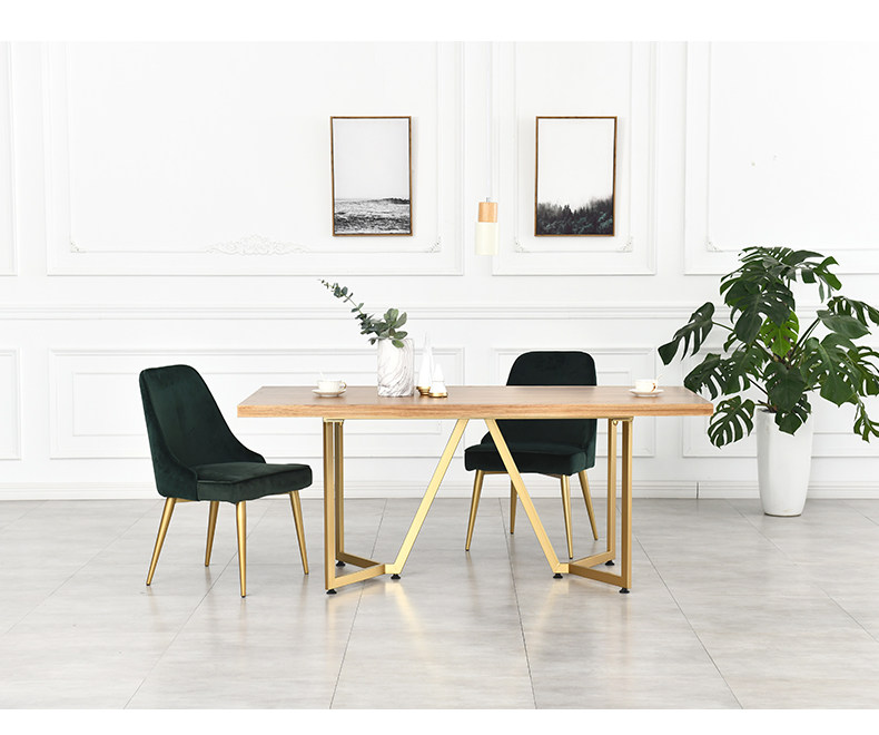 Nordic light luxury modern home backrest dining chair fashion Leisure Desk chair dining room chair simple single negotiation chair