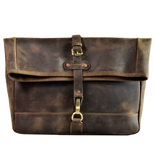 Кожаная трендовая сумка на одно плечо, сумка через плечо, воловья кожа