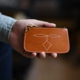 Ретро качественный бумажник с молнией, кожаный изысканный картхолдер, сумка-органайзер, в американском стиле, из натуральной кожи, Италия