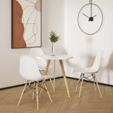 Северный маленький круглый стол минималистский боковой стул Комбинированный мини -журнальный столик современный творческий досуг стол переговоров