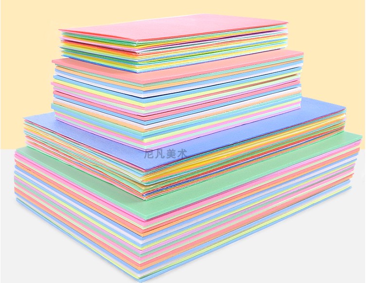 Color 8k blow molding paper a4 children's handmade DIY blow molding board 4k thickened 5mm decorative painting board print making materials