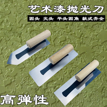 La nouvelle laque dart du Japon Couteau élastique à haute élastique Clay Knife Texture Peinture de peinture Polished Silicon Algae Clay Construction Tool Knife