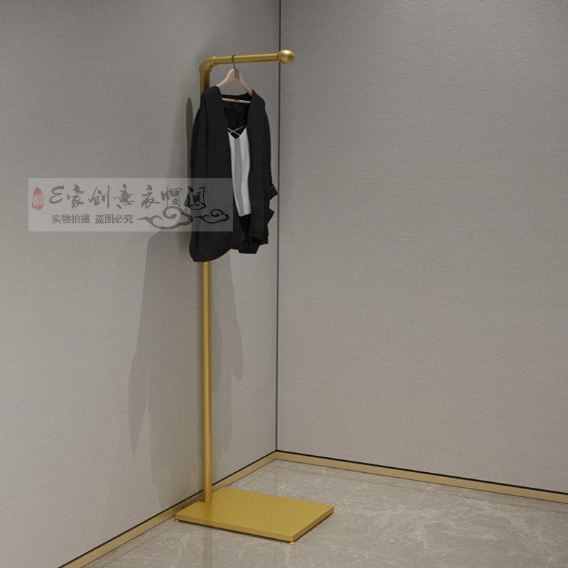 Iron room receiver frame landing hanger rack bedroom metal cloak frame floor floor type modern simple