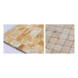 Нефритовая мозаичная наклейка натуральный камень Mondraphor Jade Marble Arc Limor Limor Ванная комната ванная комната фон стены рыба пруд