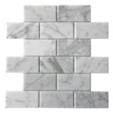 Мозаичная плитка из белого мрамора, большая белая перевернутая плитка для ванной комнаты, бара, душевой комнаты, художественная плитка для ванной комнаты