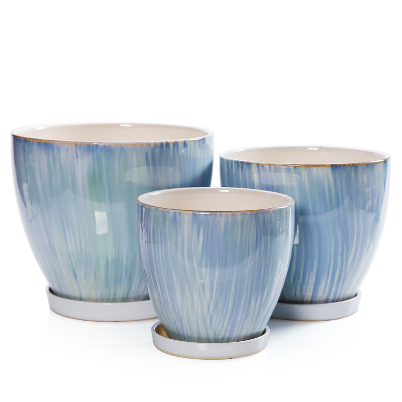 Flowerpot ceramic wholesale belt tray was extra large European home sitting room ventilation other rich tree planter bag in the mail