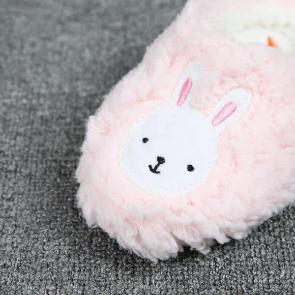 Pantoufles enfants en suède pour hiver - semelle caoutchouc - Ref 1033766 Image 23