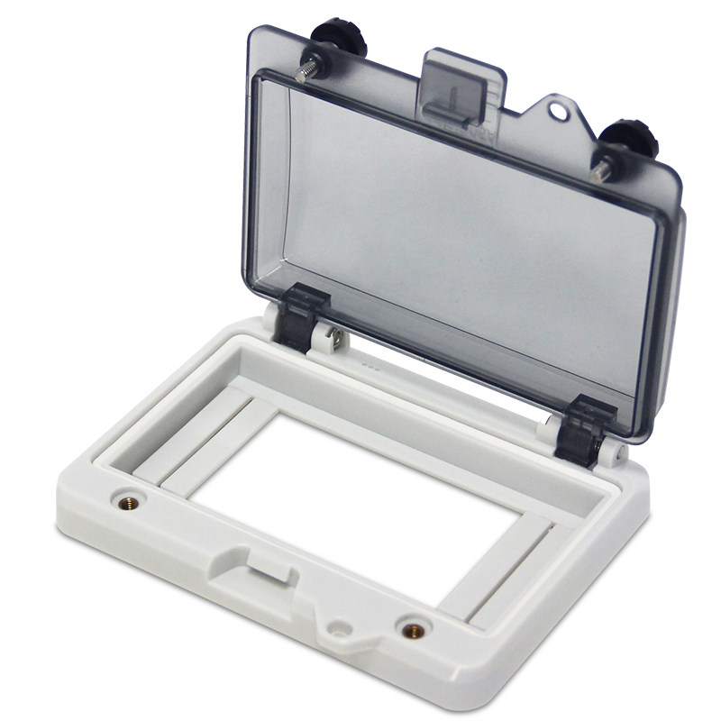 Yx Waterproof Transparent Air Switch Protective Cover Circuit Breaker Socket Rainproof Cover Instrument Transparent Window Surface-Mounted Electrical Box