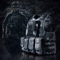Protective tactical vest Lightweight chicken-eating vest Special forces equipment Anti-thorn bullet suit Military fan individual combat clothes