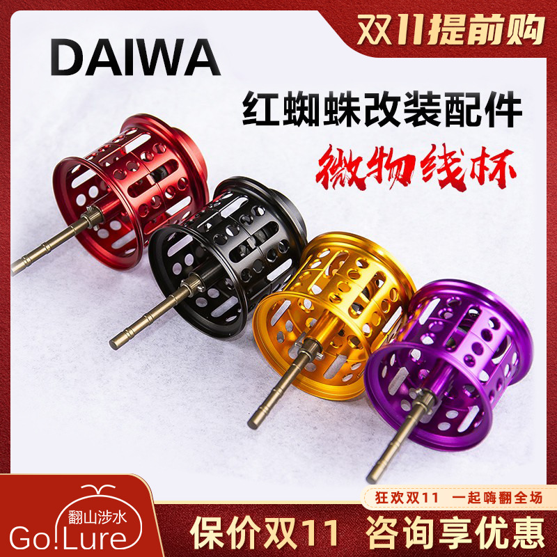 (modified line cup) 19 black spider red spider SV micro object shallow line cup spot