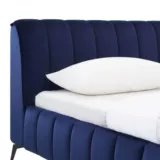 Скандинавский простой дизайн, минималистичный дизайн, тканевая кровать для главной спальни, большая кровать, двуспальная кровать, интернет, свет знаменитостей, роскошная свадебная кровать