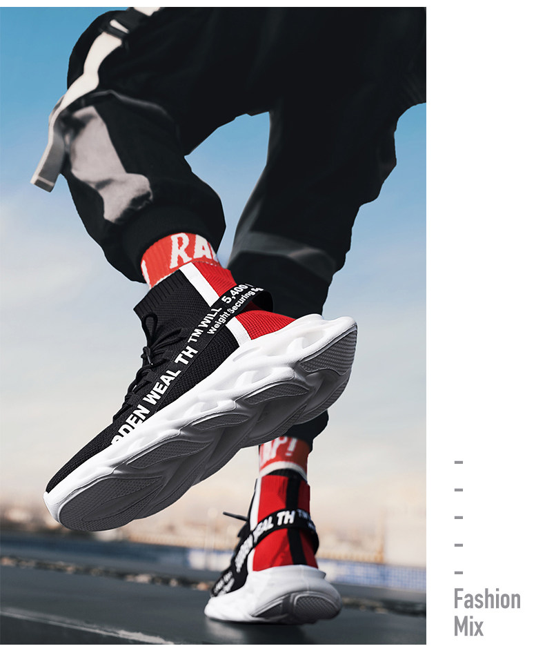 High-top Socks Shoes - 5
