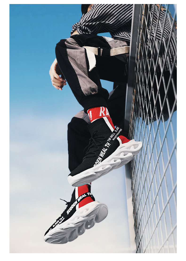 High-top Socks Shoes - 4