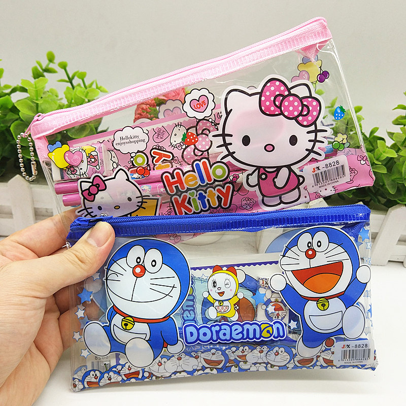 Stationery Supplies Pen Bag Suit Kindergarten Elementary School Students Birthday Gift Small Pig Big Gift Bags Start Activity Award Gift