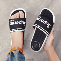 Mens slippers summer 2021 new fashion wear Korean trend personality non-slip outdoor beach sandals