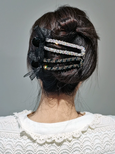 Импортный аксессуар для волос, товар, заколка для волос с бантиком, в корейском стиле